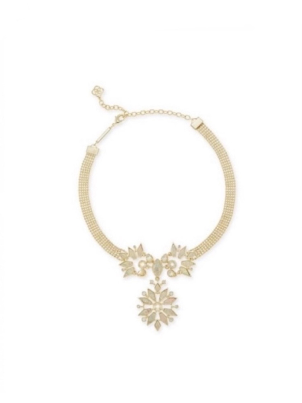 Kendra Scott Isabella Floral Snowflake Choker Necklace